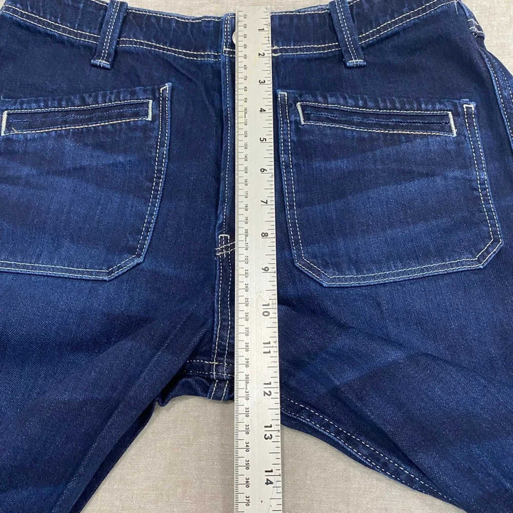 We The Free, Women's Wide Leg Pants, High Rise, Size 27 Dark Blue - Picture 8 of 14